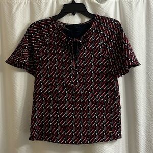XXS Tommy Hilfiger Geometric Blouse